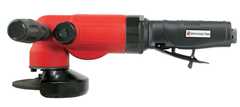 #UT8785-4 - 4" Right Angle - Air Powered Grinder - Side Exhaust - Exact Tool & Supply