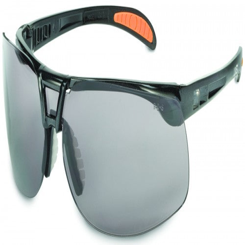 Protege Black Frame - Gray HydroSheildÆ Anti-Fog Lens Safety Glasses - Exact Tool & Supply