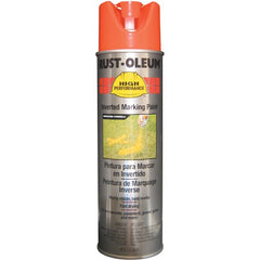 V2300 Fluorescent Red-Orange Spray Paint - Exact Tool & Supply