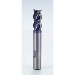 4 × 6 × 20 × 70 mm 2 Flute Square End Carbide End Mill-Plain Shank - Exact Tool & Supply