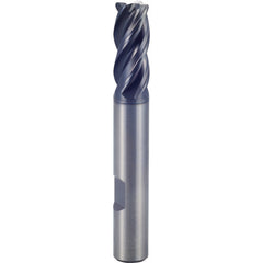 6 × 6 × 20 × 70 mm 2 Flute Square End Carbide End Mill-Plain Shank - Exact Tool & Supply