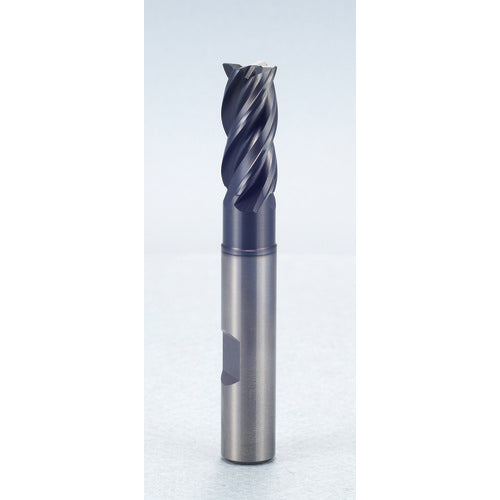 3/4″ × 3/4″ × 1″ × 5″ 4 Flute Square End Carbide End Mill-Flat Shank - Y-Coating - Exact Tool & Supply