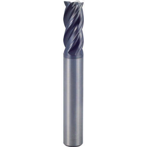 3/4″ × 3/4″ × 3/4″ × 3″ 4 Flute Chamfer Carbide End Mill-Plain Shank - Y-Coating - Exact Tool & Supply