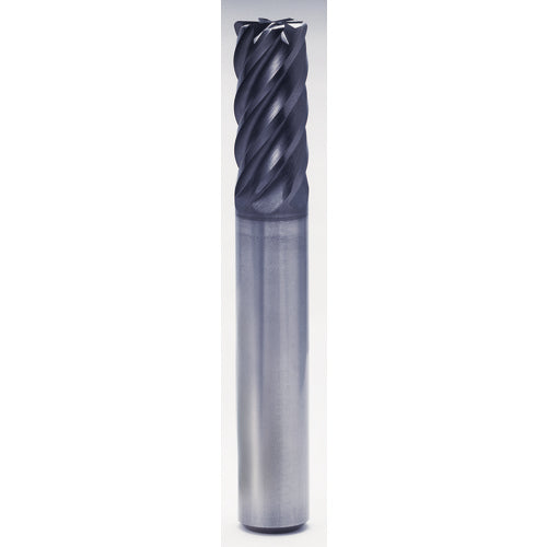1″ × 1″ × 1 1/2″ × 4″ 6 Flute 0.1900″ C/R Carbide End Mill-Plain Shank - Y-Coating