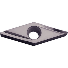VBGT 221 Y PV7025, 1/64″ Corner Radius, 1/8″ Thick, 1/4″ Inscribed Circle, TiCN (MEGACOAT), Diamond, Turning Indexable Insert - Exact Tool & Supply