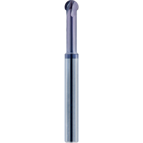 5/16″ Dia. × 5/16″ Shank × 1.71″ DOC × 4 OAL, Carbide nACo, 4 Flute, Ballnose End Mill - Exact Tool & Supply