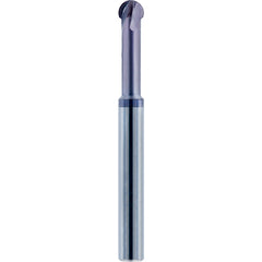 5/16″ Dia. × 5/16″ Shank × 1.71″ DOC × 4 OAL, Carbide nACo, 4 Flute, Ballnose End Mill - Exact Tool & Supply