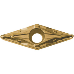 VBMT 222 PP PV720, 1/32″ Corner Radius, 1/8″ Thick, 1/4″ Inscribed Circle, TiCN (MEGACOAT NANO), Diamond, Turning Indexable Insert - Exact Tool & Supply