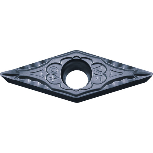 VBMT 222 VF PV7010, 1/32″ Corner Radius, 1/8″ Thick, 1/4″ Inscribed Circle, TiCN (MEGACOAT), Diamond, Turning Indexable Insert - Exact Tool & Supply