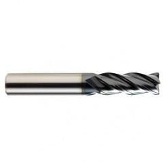 3/8 x 3/8 x 7/8 x 2-1/2 4Fl .030 C/R Carbide End Mill - TiALN - Exact Tool & Supply