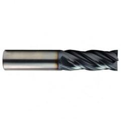 1/4 x 1/4 x 3/4 x 2-1/2 4Fl  Square Carbide End Mill - TiALN - Exact Tool & Supply