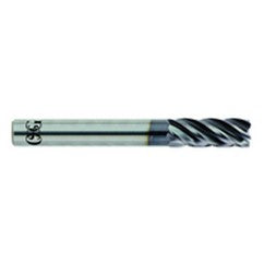 3/4 x 3/4 x 1-1/8 x 4 5Fl .090 C/R Carbide End Mill - TiALN - Exact Tool & Supply