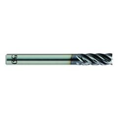 3/8 x 3/8 x 1/2 x 2 5Fl  Square Carbide End Mill - TiALN - Exact Tool & Supply