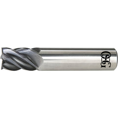 ‎VGM5-07500CR0.12-S - 3/4″ Dia. × 3/4″ Shank × 1-1/8″ DOC × 4″ OAL, Carbide, EXO, 5 Flute, 0.12″ Corner Radius, End Mill - Exact Tool & Supply