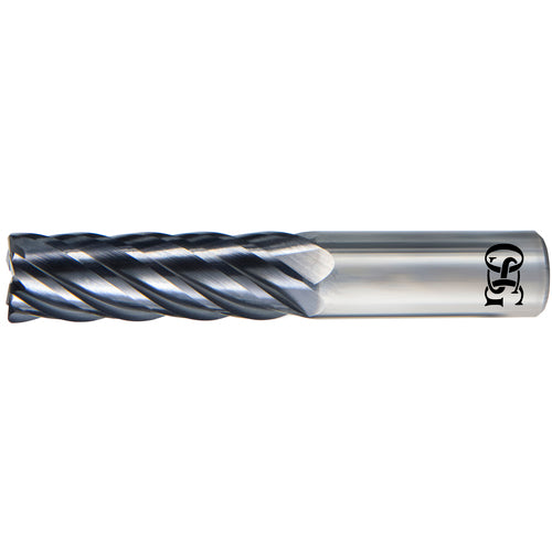 ‎VGM6-06250CR0.03-R - 5/8″ Dia. × 5/8″ Shank × 1-7/8″ DOC × 5″ OAL, Carbide, EXO, 6 Flute, 0.03″ Corner Radius, End Mill - Exact Tool & Supply
