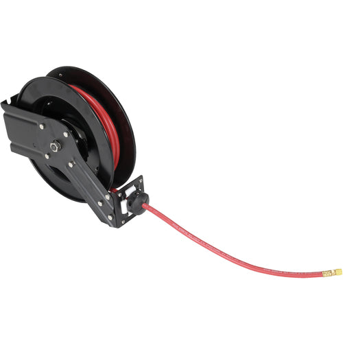 Spring Driven Hose Reel 20 Ft 1/4 Dia - Exact Tool & Supply