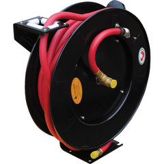 Spring Driven Hose Reel 50 Ft 1/2 Dia - Exact Tool & Supply
