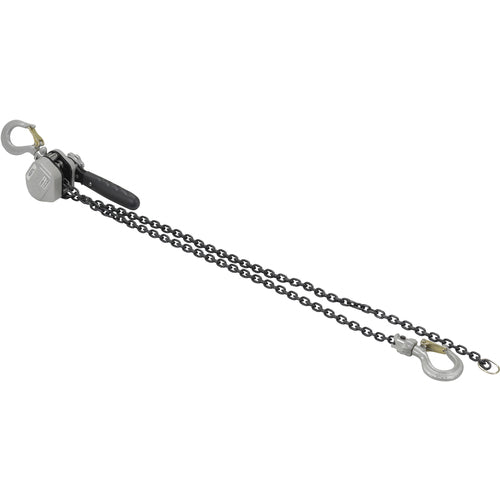 Lever Lift Hoist 1000 Capacity 5 Ft Lift - Exact Tool & Supply
