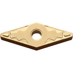 VNMG 331 HQ CA5515, 1/64″ Corner Radius, 3/16″ Thick, 3/8″ Inscribed Circle, TiCnulll2O3/TiN, Diamond, Turning Indexable Insert - Exact Tool & Supply
