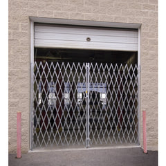 Double Fold Scissor Gate Galv 144L × 84H - Exact Tool & Supply