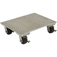 Alum Plate Dolly 1200 Cap 24 × 30 Swivel - Exact Tool & Supply
