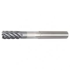 1/2x1/2x1x2-3/8x4 .030R 7FL Carbide End Mill-Round Shank-AlTiN - Exact Tool & Supply