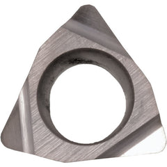 WBGT 12102 F TN60, 0.0039″ Corner Radius, 1/16″ Thick, 5/32″ Inscribed Circle, TiCN/NbC, Trigon, Turning Indexable Insert - Exact Tool & Supply