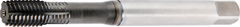 M6x1.0 6HX 0 Flute HSSCoPM Semi-Bottoming Thread Forming Tap-TiN - Exact Tool & Supply