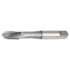 M8x1.25 D5 3 Flute HSSCo Plug Left Hand Spiral Flute Tap-TiCN - Exact Tool & Supply
