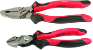 2 Pc. Set Industrial Soft Grip Linemen's Pliers and BiCut Combo Pack - Exact Tool & Supply