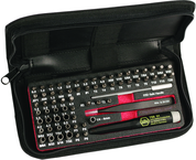 ESD Safe Micro Bit Set 68 Pc. W/ ESD Safe Tweezers - Exact Tool & Supply