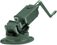 2-Axis Precision Angular Vise 4" Jaw Width, 1-1/2" Jaw Depth - Exact Tool & Supply