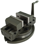 Super Precision Self Centering Vise 4" Jaw Width, 1-1/2" Depth - Exact Tool & Supply