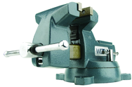 744, 740 Series Mechanics Vise - Swivel Base, 4" Jaw Width, 4-1/2" Jaw Opening, 3-7/8" Throat Depth - Exact Tool & Supply
