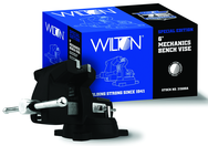 746, 740 Series Mechanics Vise - Swivel Base, 6" Jaw Width, 5-3/4" Jaw Opening, 4-1/8" Throat Depth - Exact Tool & Supply