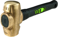 4 lb Head, 12" B.A.S.H® Brass Hammer - Exact Tool & Supply