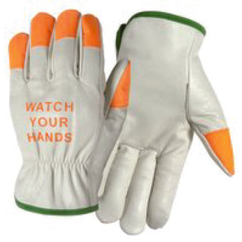 Size XXL Leather Driver W/Org Fingers Y0145XXL - Exact Tool & Supply