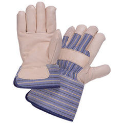 Size S Grain Leather Palm Gauntlet Cuff Glove Y2009S - Exact Tool & Supply