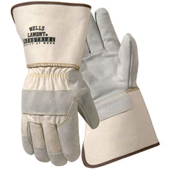 Size XL Leather Palm Gauntlet Cuff Glove Y3015XL - Exact Tool & Supply