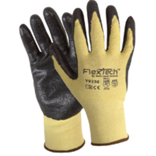 FLEXTECH Size M Kevlar Foam Nitrile Palm Glove Y9256M - Exact Tool & Supply