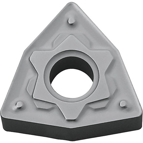 WNMG 433 HS TN60, 3/64″ Corner Radius, 3/16″ Thick, 1/2″ Inscribed Circle, TiCN/NbC, Trigon, Turning Indexable Insert - Exact Tool & Supply