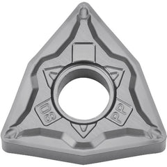 WNMG 432 PP TN6010, 1/32″ Corner Radius, 3/16″ Thick, 1/2″ Inscribed Circle, TiCN, Trigon, Turning Indexable Insert - Exact Tool & Supply