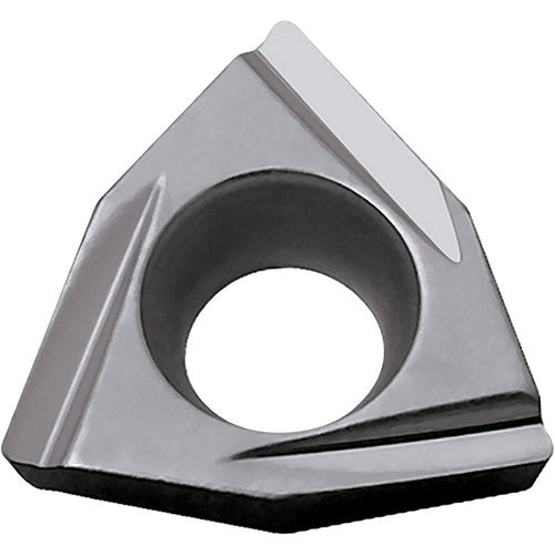 WPGT 2151 Y TN60, 1/64″ Corner Radius, 3/32″ Thick, 1/4″ Inscribed Circle, TiCN/NbC, Trigon, Turning Indexable Insert - Exact Tool & Supply