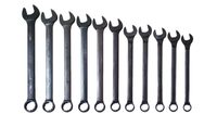 11 Piece Supercombo Wrench Set - Black Oxide Finish SAE; 1-5/16 - 2"; Tools Only - Exact Tool & Supply