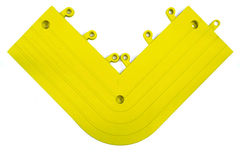 ErgoDeck Outside Corners (4/Case) - 6' x 15' x 15' (Yellow) - Exact Tool & Supply