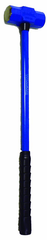 4 lb - 14" Fiberglass Handle - 1-1/4" Head Diameter - Soft Steel Sledge Hammer - Exact Tool & Supply