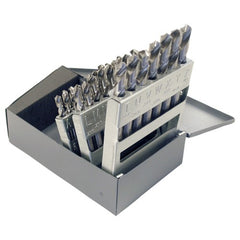 A-Z RHS / RHC HSS 118 Degree Radial Point General Purpose Screw Machine Length Drill Set - Bright - Exact Tool & Supply