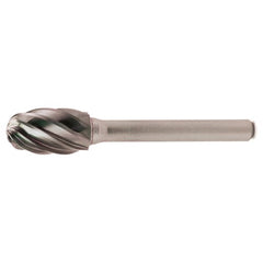 SE-6 Aluminum Cut Solid Carbide Bur-Egg Shape - Exact Tool & Supply