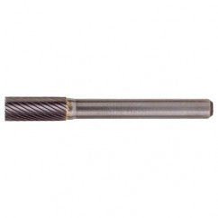 SB-43 Standard Cut Solid Carbide Bur-Cylindrical with End Cut - Exact Tool & Supply