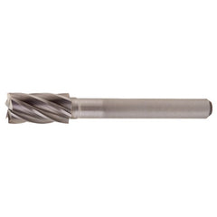 SB-7 Aluminum Cut Solid Carbide Bur-Cylindrical with End Cut - Exact Tool & Supply